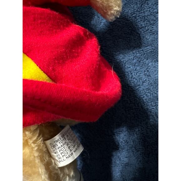 Simon and Alvin And The Chipmunks 12" Plush Toy Stuffed Animal 1983 Vintage - Picture 4 of 4